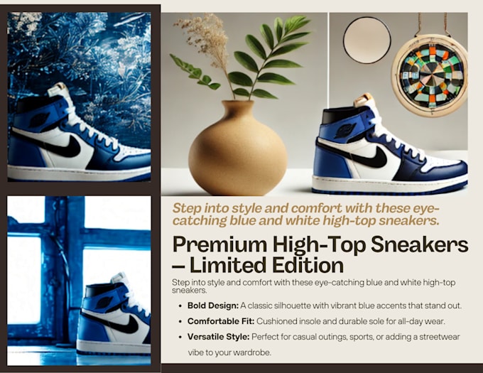 made ecommerce listings with stunning ai generated photos