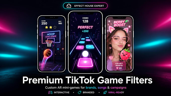 create a branded tiktok game filter in effect house