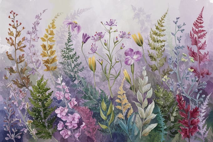 paint watercolour botanical illustrations