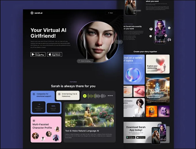 build ai girlfriend app, ai boyfriend app, ai chat app, ai chatbot app,