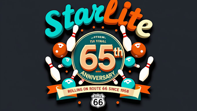 create professional anniversary logo