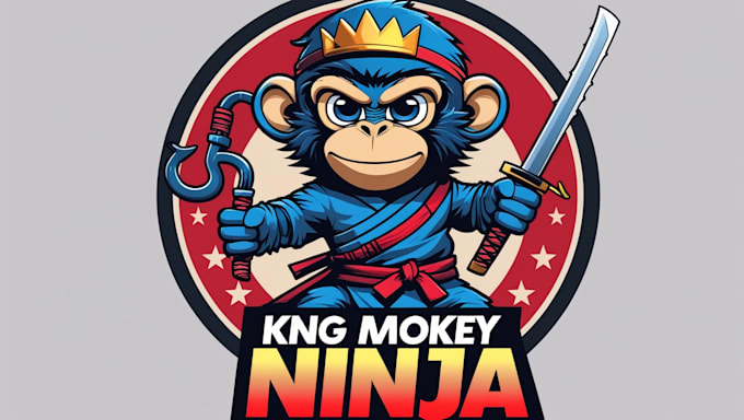 make awesome high quality monkey logo