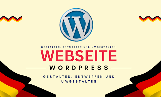 design and redesign modern german wordpress website with SEO