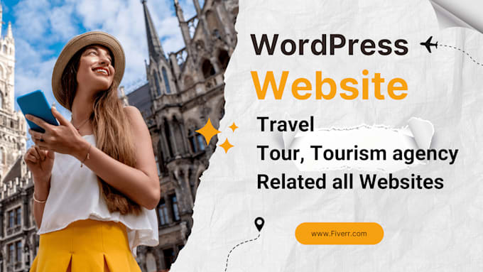 create travel, tour, tourism  agency website