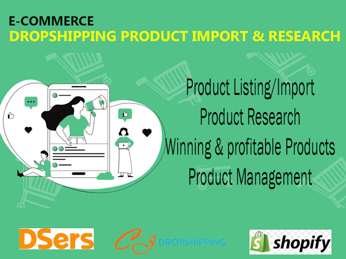 import winning products on shopify by dsers, cjdropshipping