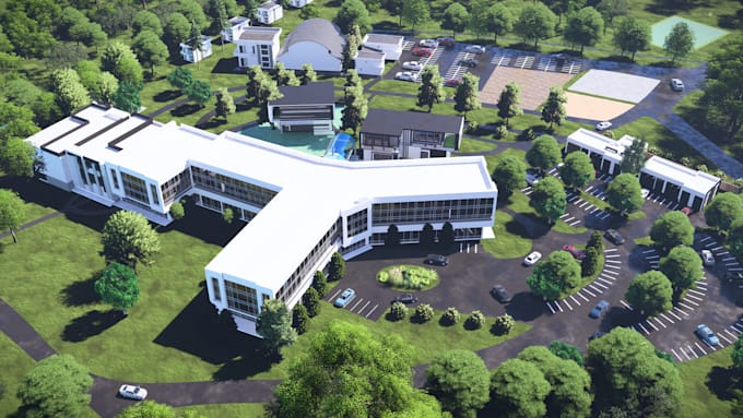 create a master plan, site plan, or landscape layout for real estate