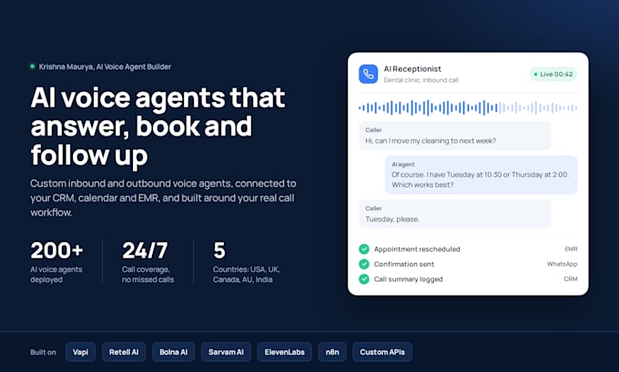 build a custom ai voice agent for your business