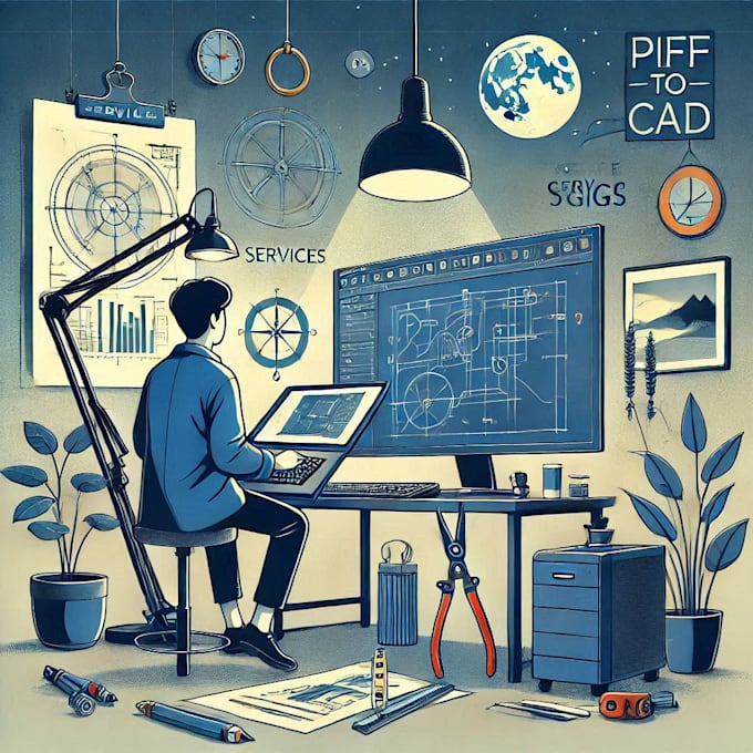 convert your PDF to cad dwg files with precision