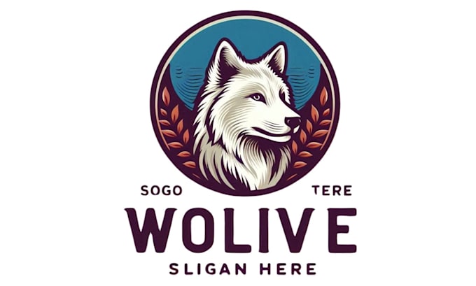 design angry wolf logo