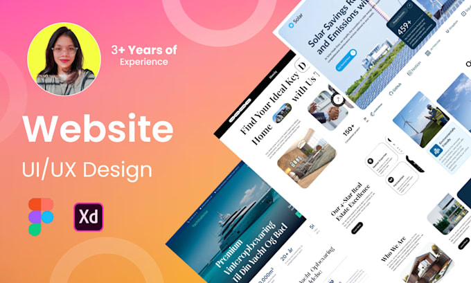 Design modern and user friendly ui ux for your website or app by Raha ...