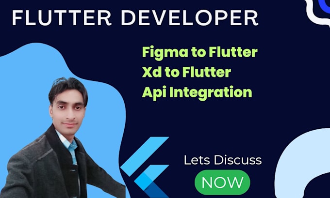 work as figma to flutter convertor, xd to flutter and develop flutter apps