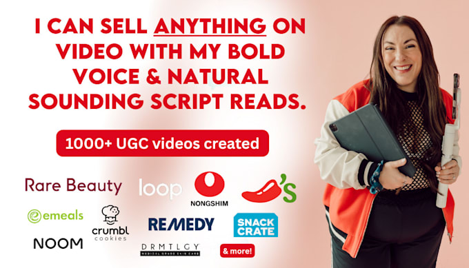 create female ugc videos, saas and spokesperson ads