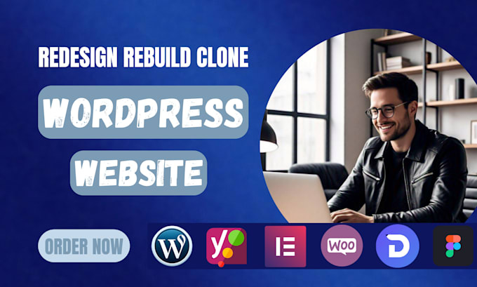 Design redesign transfer create responsive wordpress website ...