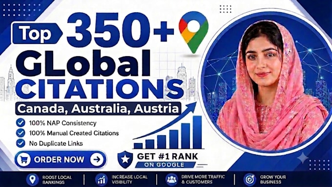 do 350 canada, australia, austria local citation for local SEO