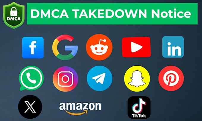 remove negative content from google reddit facebook instagram youtube under dmca