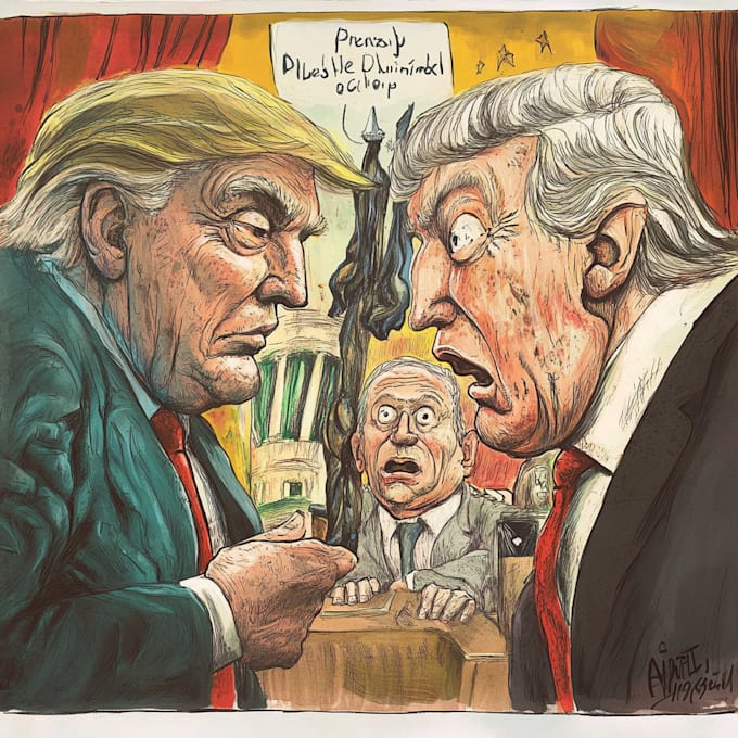 make a political cartoon for your idea