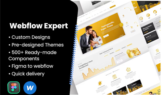design stunning responsive websites with webflow expertise