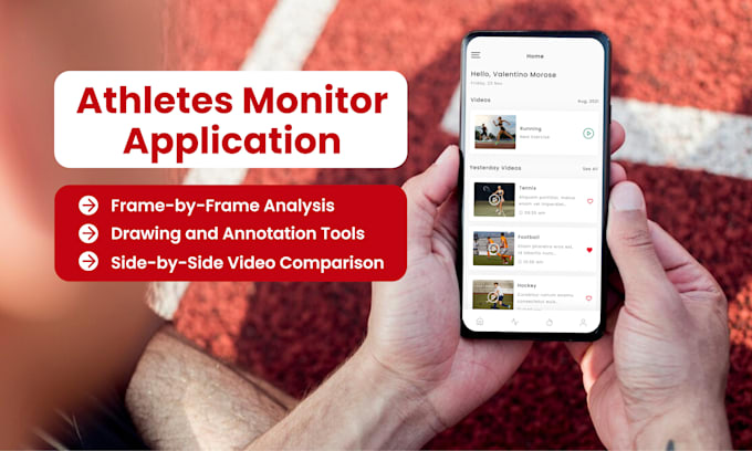 develop a  custom athlete monitoring app like coachs eye