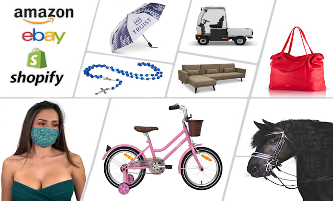 do background removal, clipping path and product image editing for amazon
