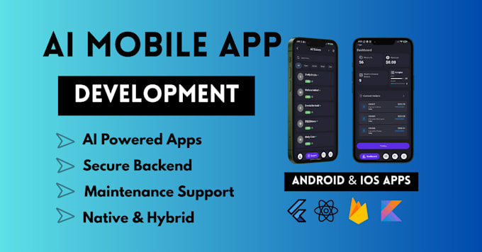 develop ai mobile app, flutter app, ai chatbot, ai website, ai automation