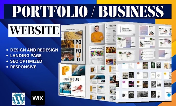 Do personal portfolio website business with wordpress by Craftrixweb ...