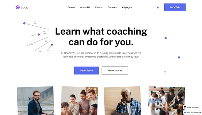 design coaching website for speaker, trainer, or consultant