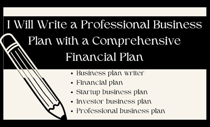 write a complete business plan with financial plan