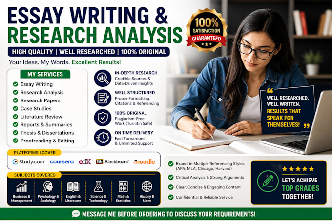 deliver professional essay writing and research analysis