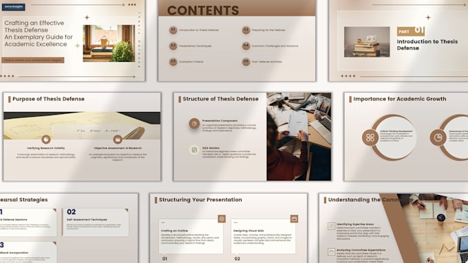 create stunning research or thesis defense slides