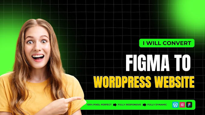 convert figma to wordpress or figma to elementor with responsive