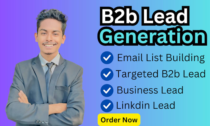 do b2b lead generation and linkedin lead verified email list