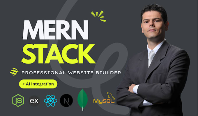 build your full stack mern web app react nextjs nodejs with ai integration
