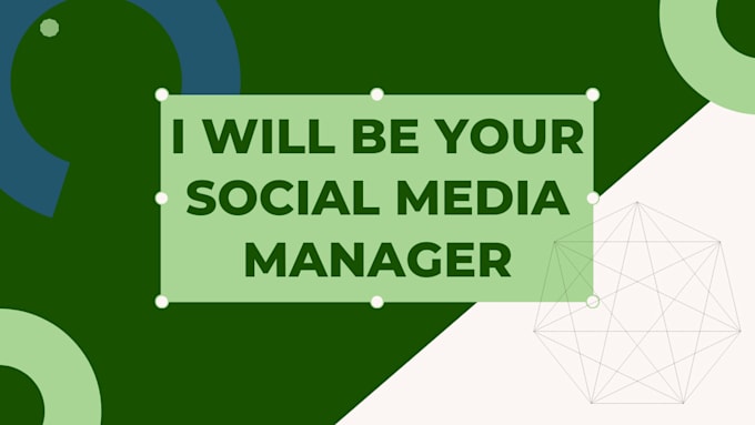 be your social media manager