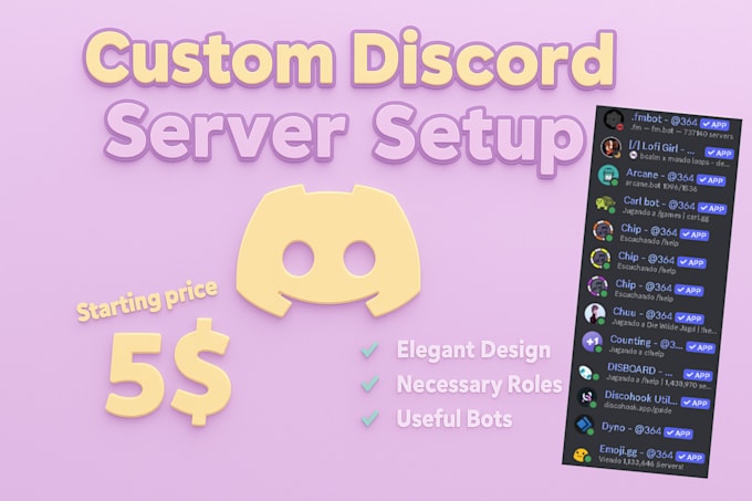 setup your custom discord server