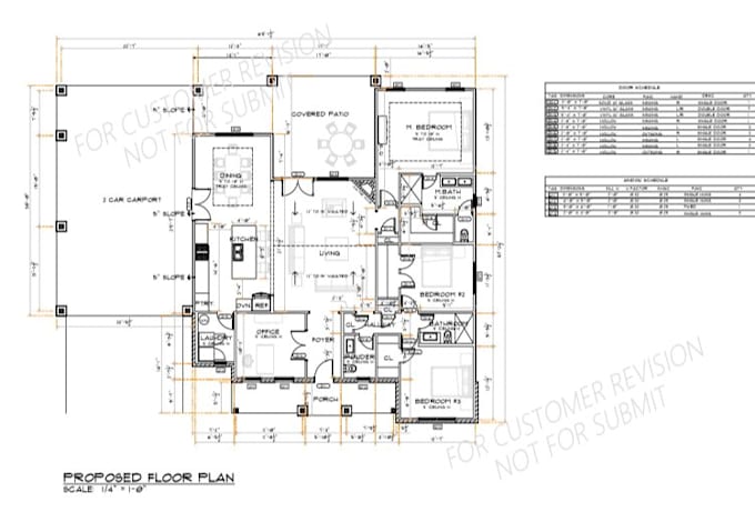 do architectural mep drawings for permits