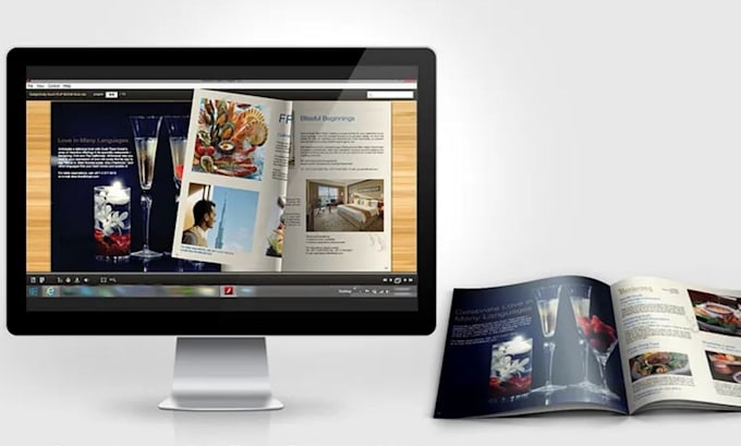 create stunning menu and magazines flipbooks with interactive design