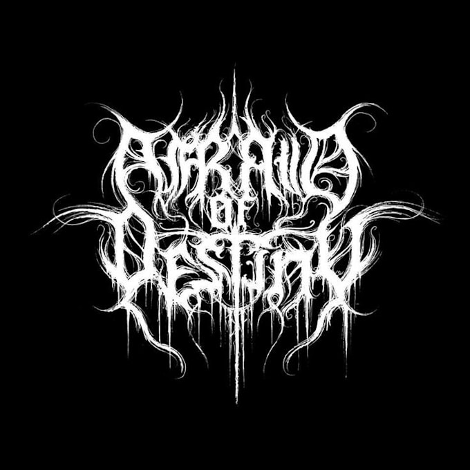design a war metal band logo
