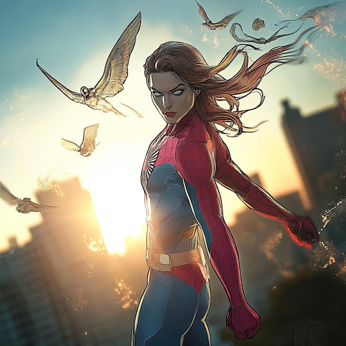 design superhero character for your comic or story