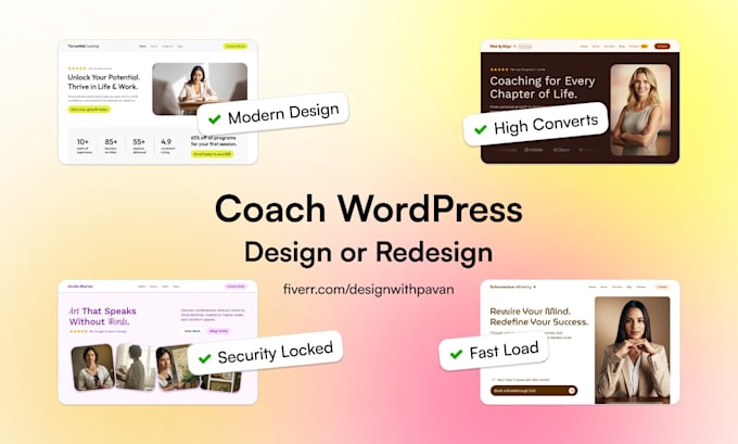 redesign your wordpress website for coaches and solopreneurs