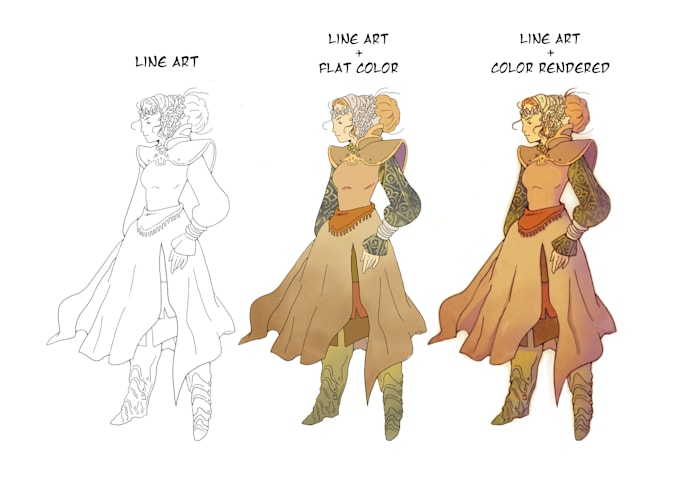 Create authentic characters for you by Valentinecerise | Fiverr