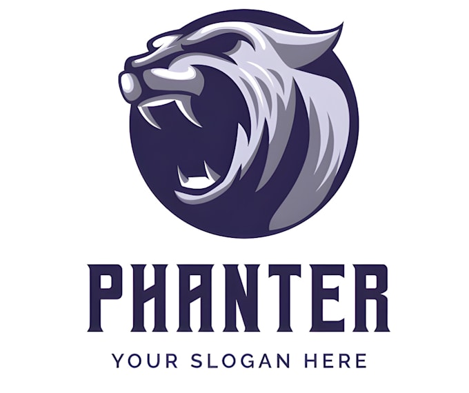 do stunning wolf, horse, lion or panther logo