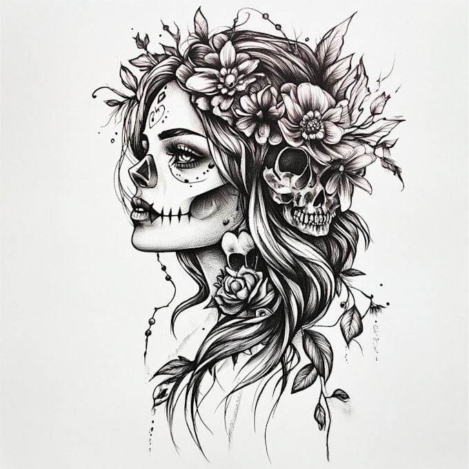 do a custom animal tattoo design for you