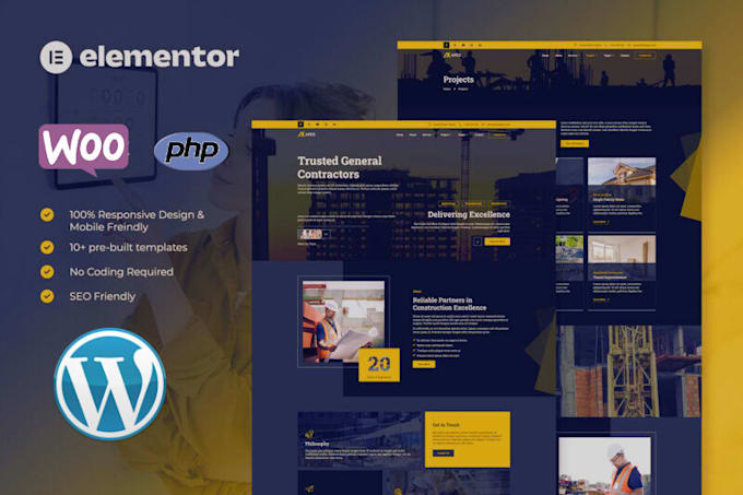home builder custom responsive wordpress website designer