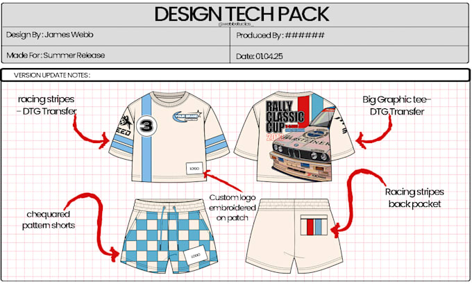 Create clothing designs for you by Jameswebb_media | Fiverr
