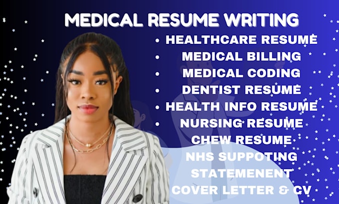write nhs statements, healthcare content, billing and coding, nursing resume