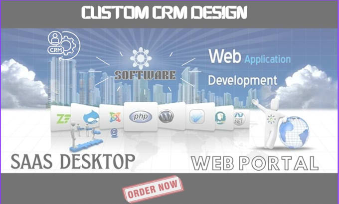 develop desktop app saas web portal crm software development web application