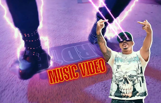 do rap hiphop music video editing with professional vfx