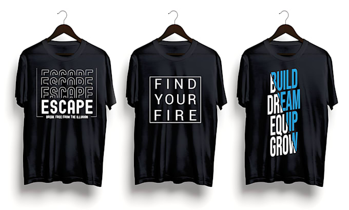 awesome custom typographic tshirt logo design