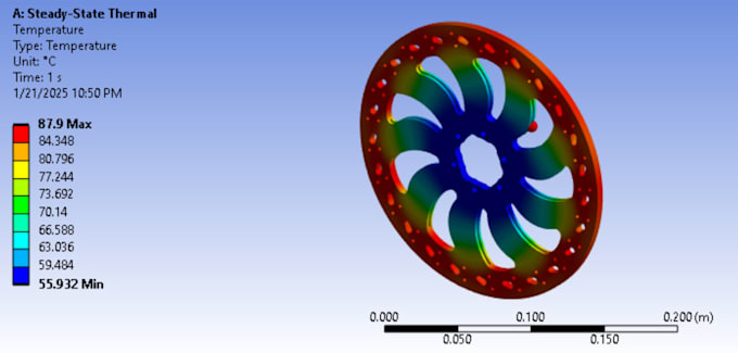 do thermal analysis, stress analysis on ansys or solidworks