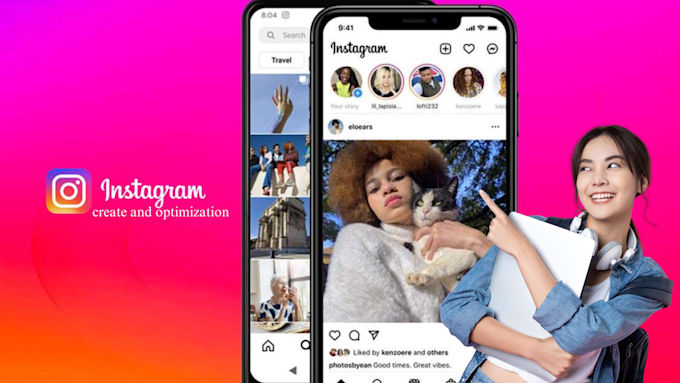 create instagram account and threads account optimize
